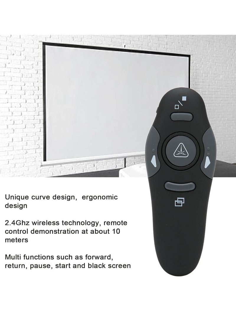 General - PowerPoint clicker, 2.4Ghz PowerPoint remote clicker for PowerPoint remote PowerPoint, USB ergonomic handheld clicker for laptop PowerPoint - Image 1