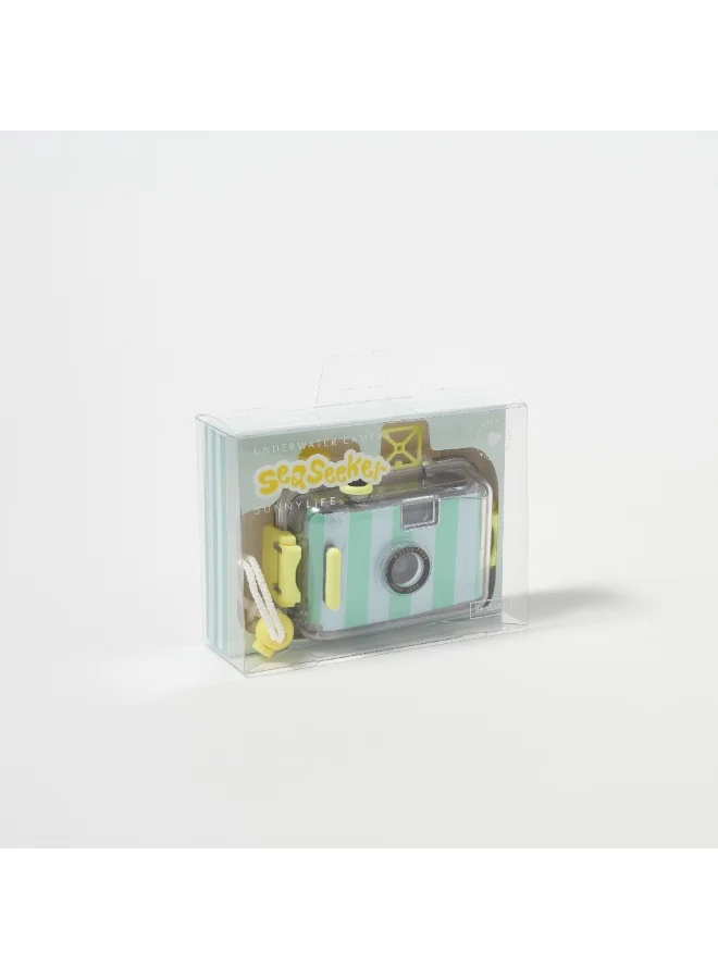 SUNNY LIFE Sea Seeker Jungle Kids Underwater Camera – 35mm Waterproof Reusable Film Camera for Beach, Snorkeling, and Travel Adventures