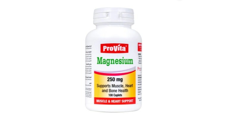 Provita Magnesium 250mg Tablets 100 Pieces