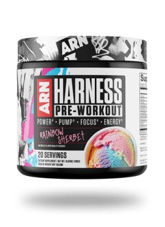 ARN Harness Pre-Workout 20 Servings - Rainbow Sherbet 286g 