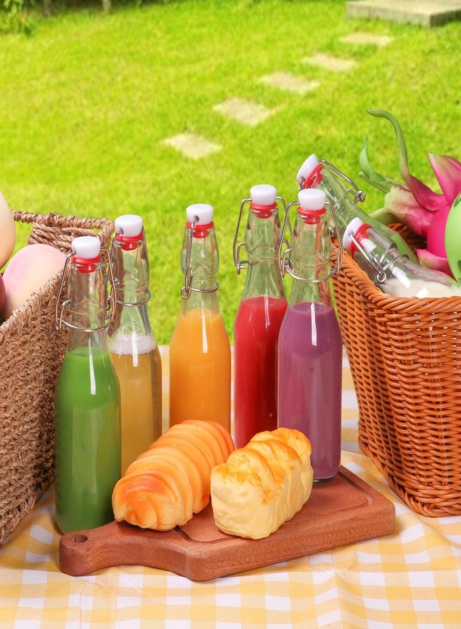 STARSIDE 12 Pack 8.5 oz Swing Top Glass Bottles, Flip Top Beer Brewing Bottles with Stopper for Home Brewing, Vanilla Extract, Kombucha, Wine - Image 5