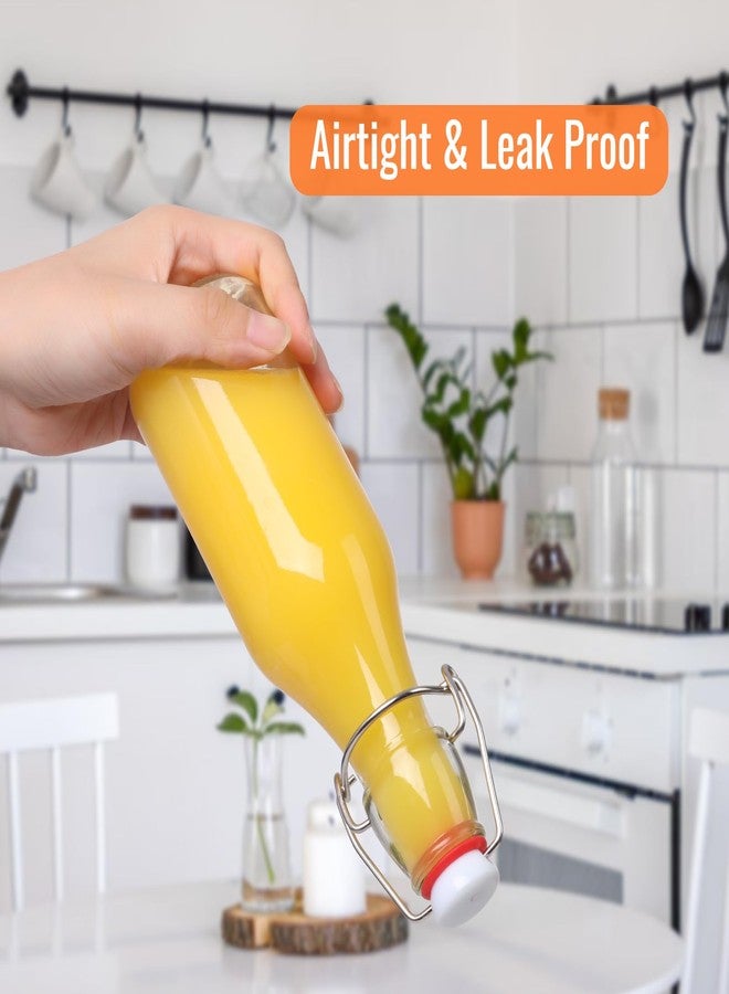 STARSIDE 12 Pack 8.5 oz Swing Top Glass Bottles, Flip Top Beer Brewing Bottles with Stopper for Home Brewing, Vanilla Extract, Kombucha, Wine - Image 2