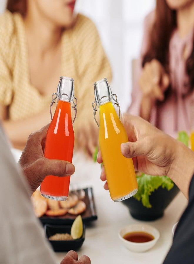 STARSIDE 12 Pack 8.5 oz Swing Top Glass Bottles, Flip Top Beer Brewing Bottles with Stopper for Home Brewing, Vanilla Extract, Kombucha, Wine - Image 4