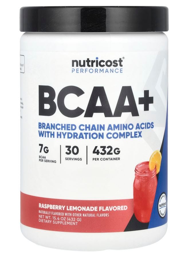 Performance BCAA+ Raspberry Lemonade 15.4 oz (432 g)