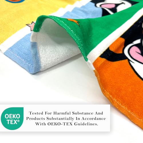 Sassoon Mickey Mouse Bath Towel, Cotton, Gentle, Super Absorbant, Easy Care, Long Lasting, Cartoon Theme, Small Bath Towel for Kids 55X110 cm - Image 5