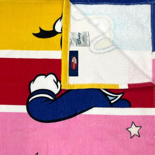 Sassoon Mickey Mouse Bath Towel, Cotton, Gentle, Super Absorbant, Easy Care, Long Lasting, Cartoon Theme, Small Bath Towel for Kids 55X110 cm - Image 3