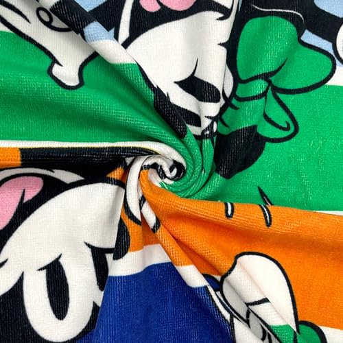 Sassoon Mickey Mouse Bath Towel, Cotton, Gentle, Super Absorbant, Easy Care, Long Lasting, Cartoon Theme, Small Bath Towel for Kids 55X110 cm - Image 4