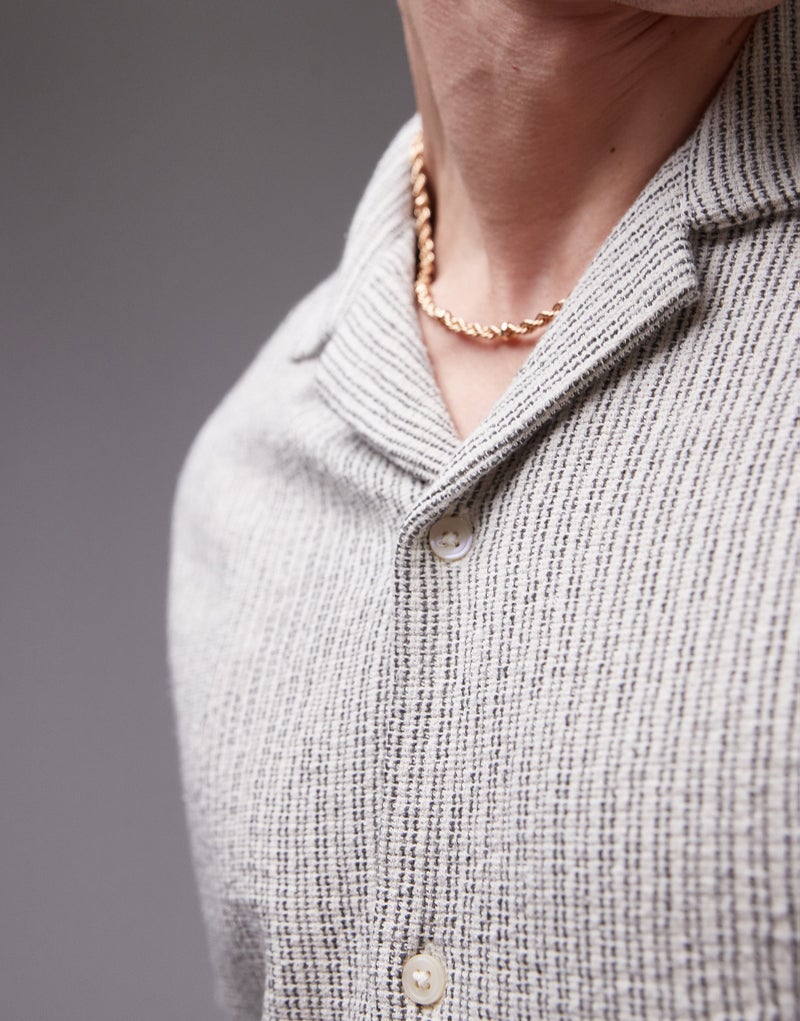 TOPMAN Short Sleeve Button Down Shirt - Image 3