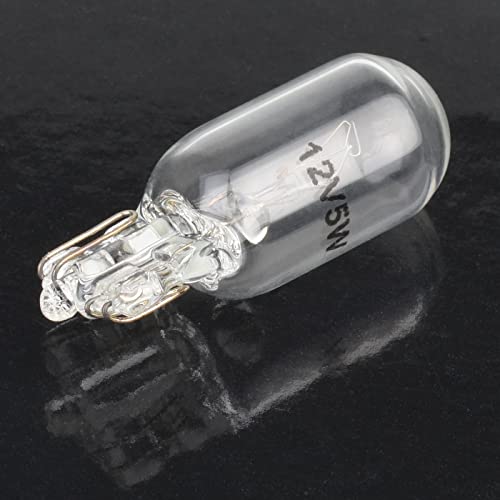 Diximus 194 Bulb License Plate and Landscape Light Bulbs W5W 12V 5W for Tag Light, Side Marker, Trunk, Brake, Map Light Bulb - T5, T10 Wedge Base Low Voltage Landscape Lighting Bulbs - Long Life 10 Pack - Image 2