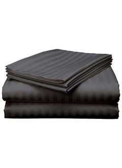 Hotel Collection HOTEL COLLECTION DARK GREY Double Flat Sheet with 2 Pillow Cases 220x280 cm  - Image 2