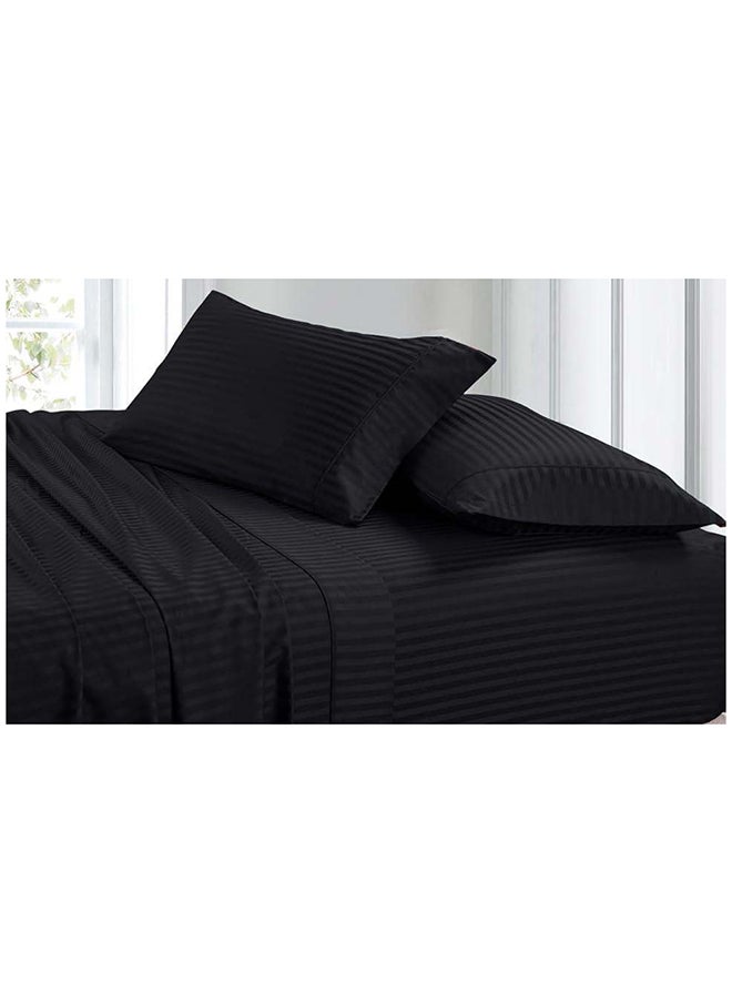 Hotel Collection - HOTEL COLLECTION DARK GREY Double Flat Sheet with 2 Pillow Cases 220x280 cm - Image 1
