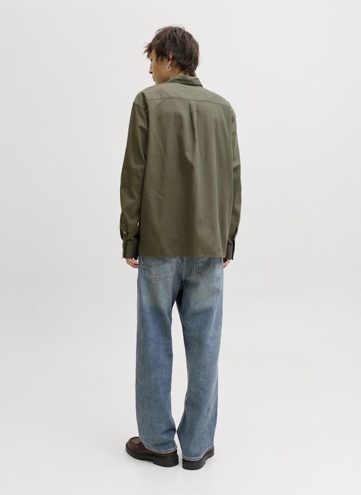 JACK & JONES Casual long Sleeve Oversize Shirt - Image 2