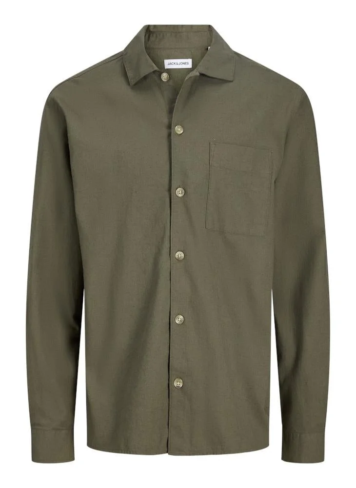 JACK & JONES  Casual long Sleeve Oversize Shirt for Men | Best Price UAE