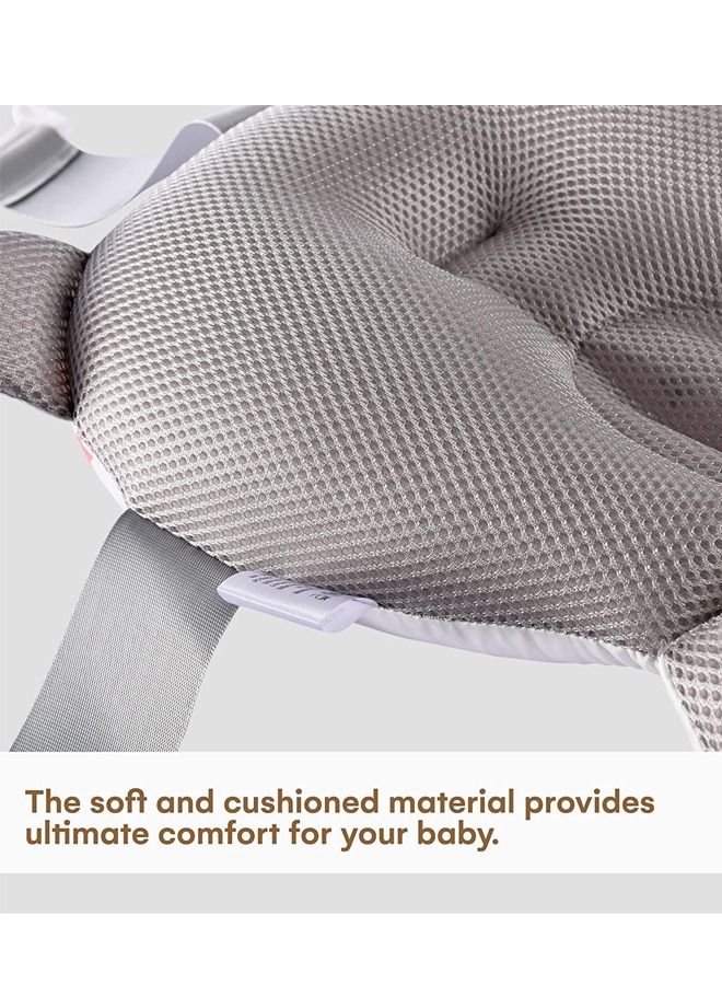 Excefore Baby Bath Pad, Adjustable Non-Slip Floating Infant Bath Support Cushion, Baby Bath Pillow for Bathtub, Bath Tub Seat Mat For New Born/Infants Bathing Support | Bath Organizers, 0-12 Months  - Image 2