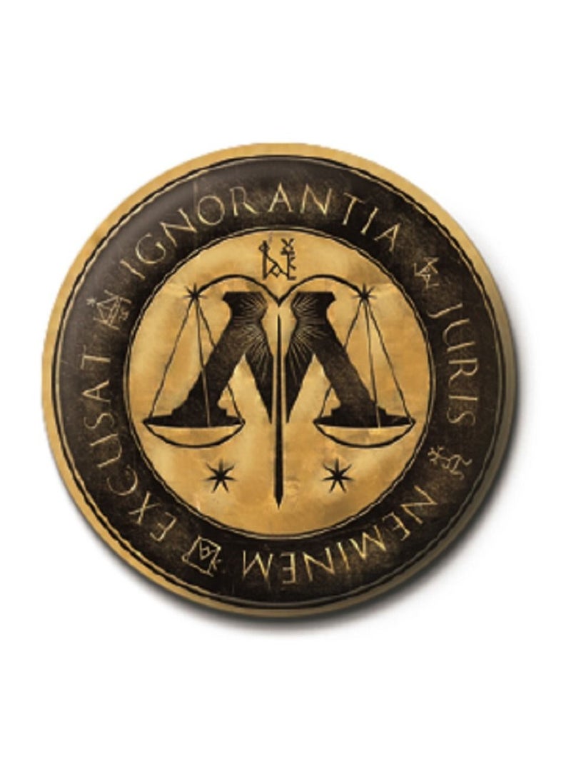 Warner Bros Harry Potter - Ministry of Magic (Button Badge)