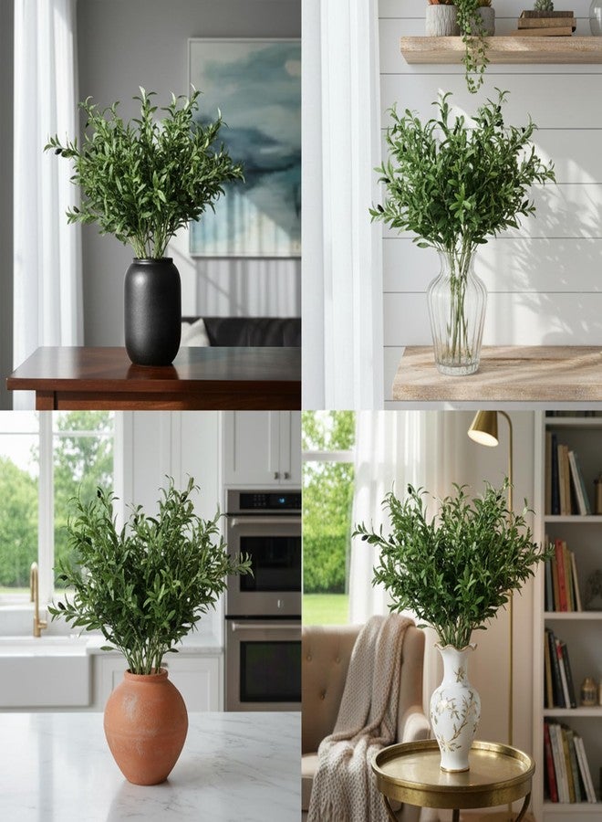 Autokcan 10PCS 18 Inches Olive Tree Branches for Vase Artificial Greenery Stems Realistic Faux Olive Branches with Fruit for DIY Centerpiece Decor Home, Wedding, Table Decoration(No Vase) - Image 5