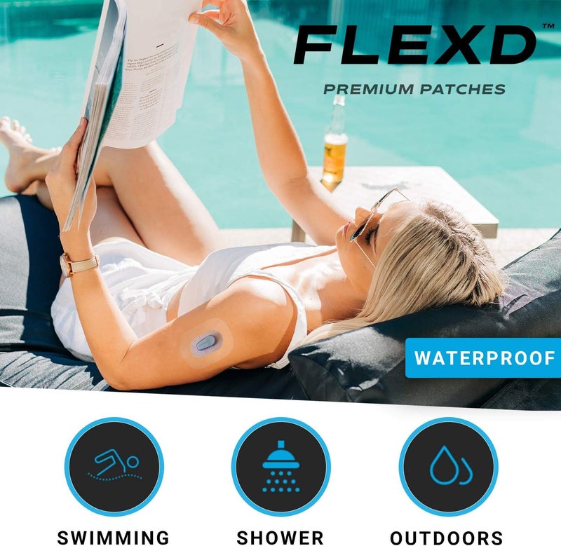 Flexd  G6 Adhesive Patches Pack of 25 Clear Transparent - Image 3