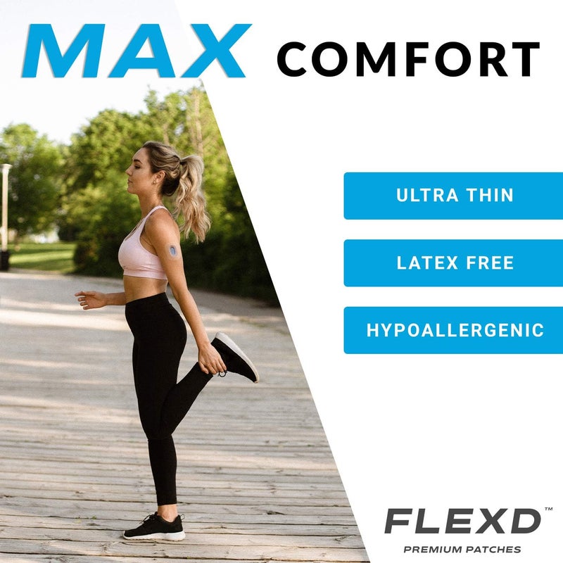 Flexd  G6 Adhesive Patches Pack of 25 Clear Transparent - Image 4