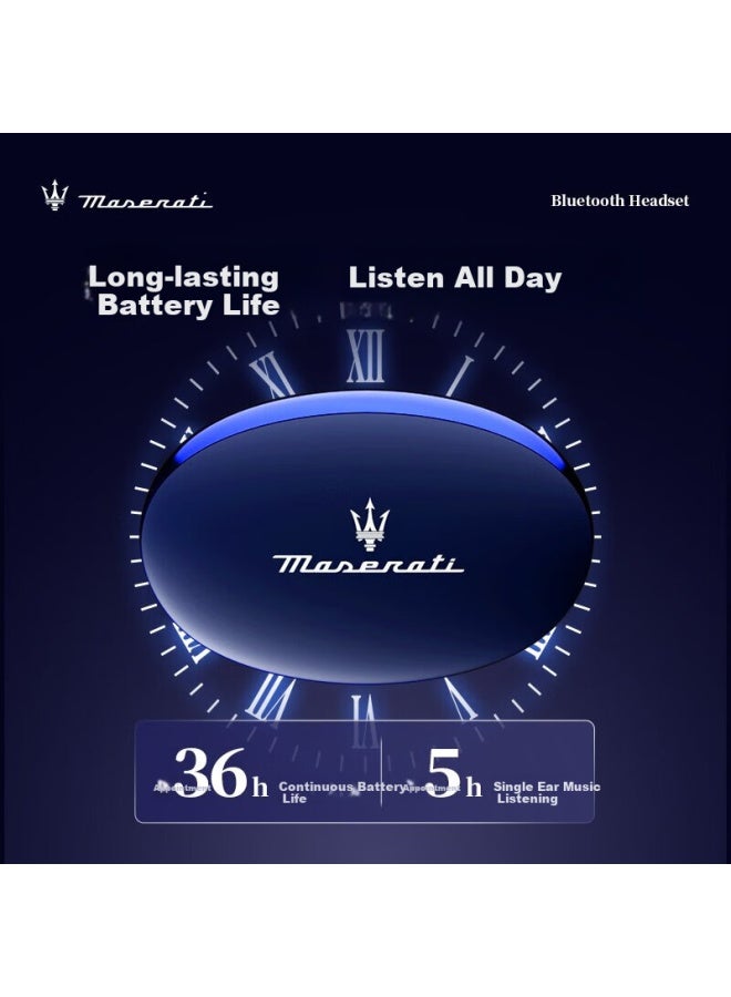 Shinecon Maserati 808 Wireless Bluetooth Earphones Open-ear Hanging Ear Bluetooth Earphones For Running Sports Noise Cancelling Earphones - Image 3