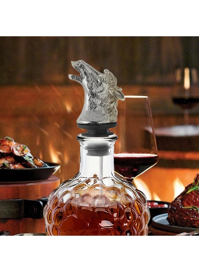 Bukela Wine Pourer Spout - Horse Pour Spouts for Liquor Bottles | Leakproof Drink Dispenser Bartending Supplies for Vodka Whisky Beverage Bar Champagne Cocktail Party Wedding - Image 3
