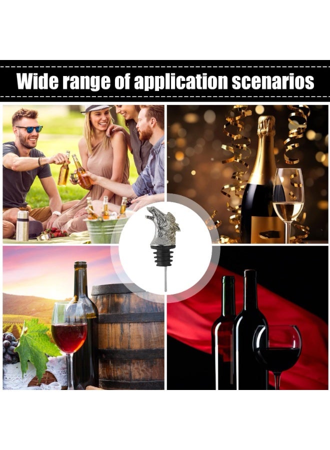 Bukela Wine Pourer Spout - Horse Pour Spouts for Liquor Bottles | Leakproof Drink Dispenser Bartending Supplies for Vodka Whisky Beverage Bar Champagne Cocktail Party Wedding - Image 4
