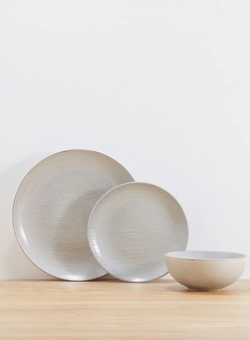 Noire Edit Jade Glazed 12 Piece Dinner Set