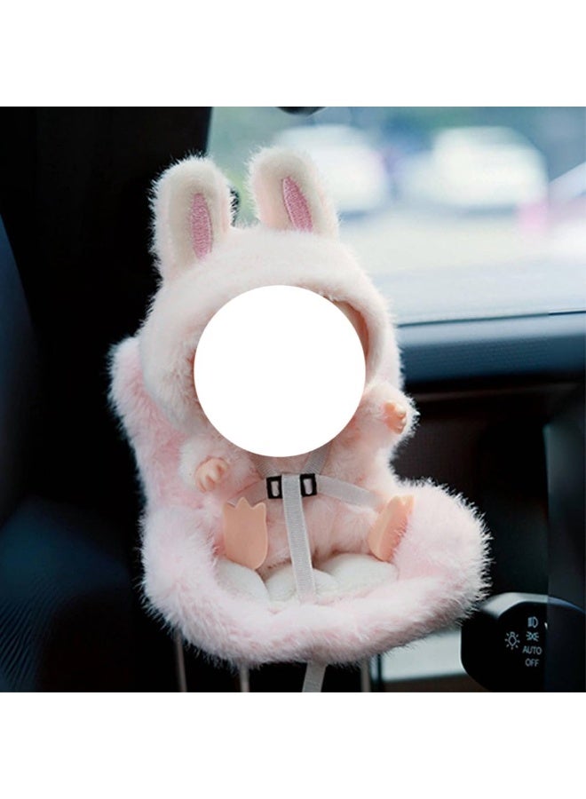 Baby car safety seat labubu car safety seat Baby car safe and comfortable road seat Plush accessories car seat - Image 5