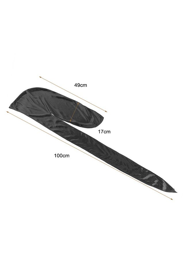GUSGU 3Pcs Silky Durags Set, Silk Durag for Men Women, Durags Pack with Long Tail and Wide Straps for 360 Waves  - Image 2