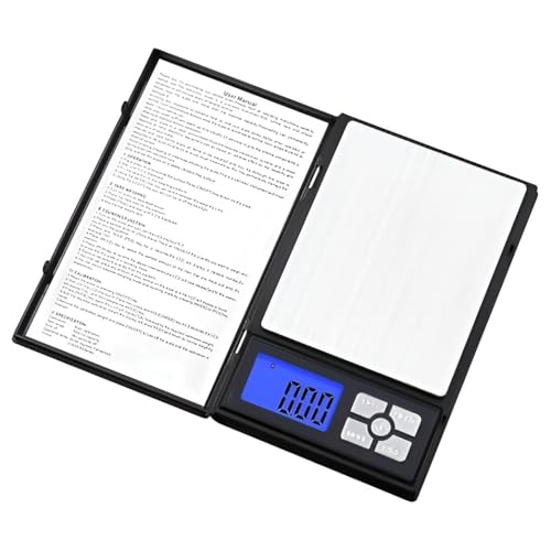 Dayish Digital Pocket Scale with 0.01g Accuracy - Small Weight Machine with Low battery & Overload Indicator, Gold Weight Machine Ideal for Gold & Silver Ornaments, Kitchen, Jewellery - Capacity 500 - Image 1