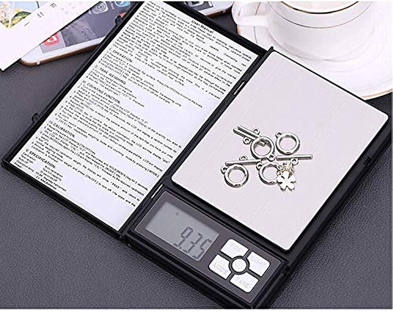 Dayish Digital Pocket Scale with 0.01g Accuracy - Small Weight Machine with Low battery & Overload Indicator, Gold Weight Machine Ideal for Gold & Silver Ornaments, Kitchen, Jewellery - Capacity 500 - Image 2