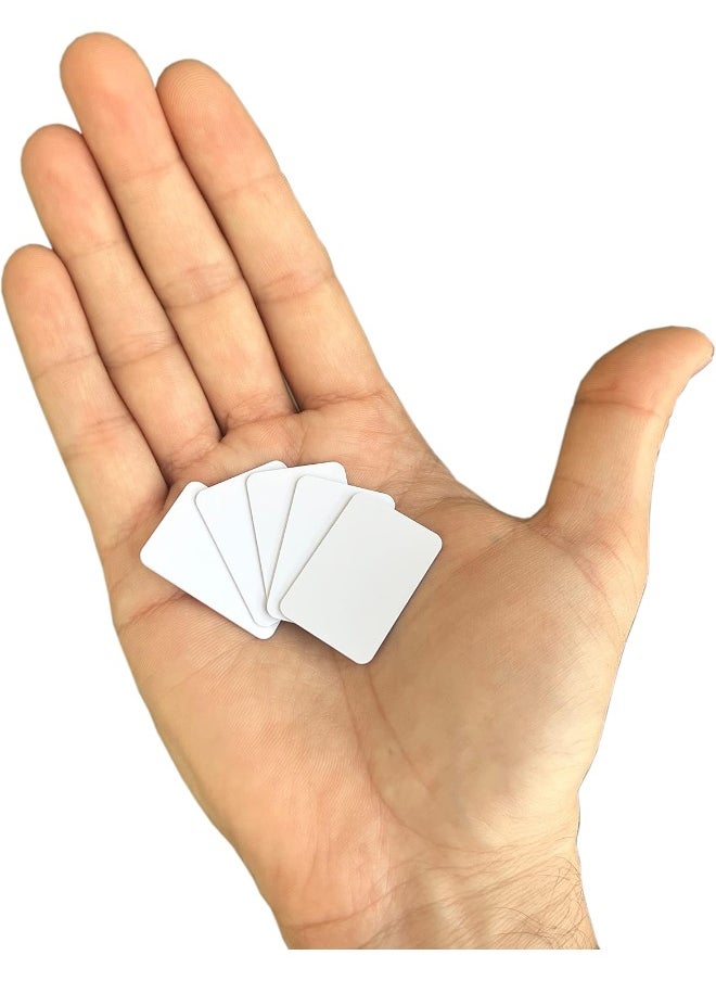 Rubik NFC 215 Mini Cards, Blank Programmable NTAG 215 Chip, Multipurpose Business Smart Card, Access Control, Also Compatible with Amiibo and TagMo App and Other (20 Cards)  - Image 1