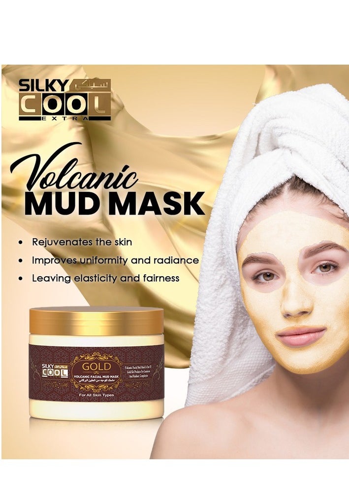 Silky Cool - Silky Cool Volcanic Facial Mud Mask 350ml - Image 1