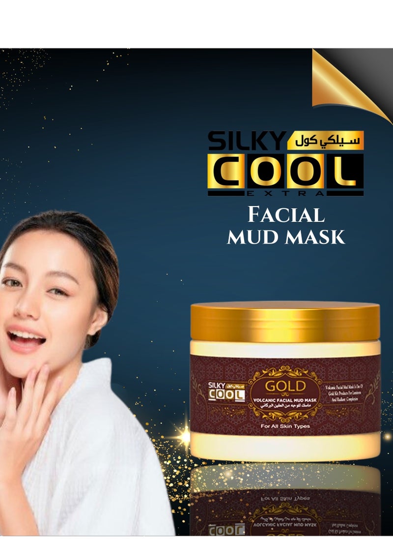 Silky Cool - Silky Cool Volcanic Facial Mud Mask 350ml - Image 1
