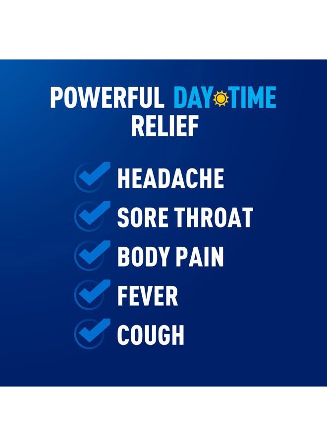 MUCINEX Fast-Max Maximum Strength Day & Night Cold and Flu Medicine for Adults, Powerful Over-The-Counter Medication for Cold & Flu Symptoms, Fast Dissolving Liquid Gels, 24 Count - Image 4