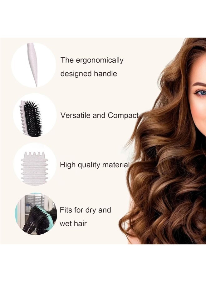 NIKITA.VIVI مشط تجعيد الشعر لتحديد الأسلوب مشط تجعيد الشعر الأفضل مع أسنان فرشاة الشعر لتصفيف وتشكيل وتقليل الشد وفصل التجاعيد للحصول على تجاعيد محددة. - Image 5