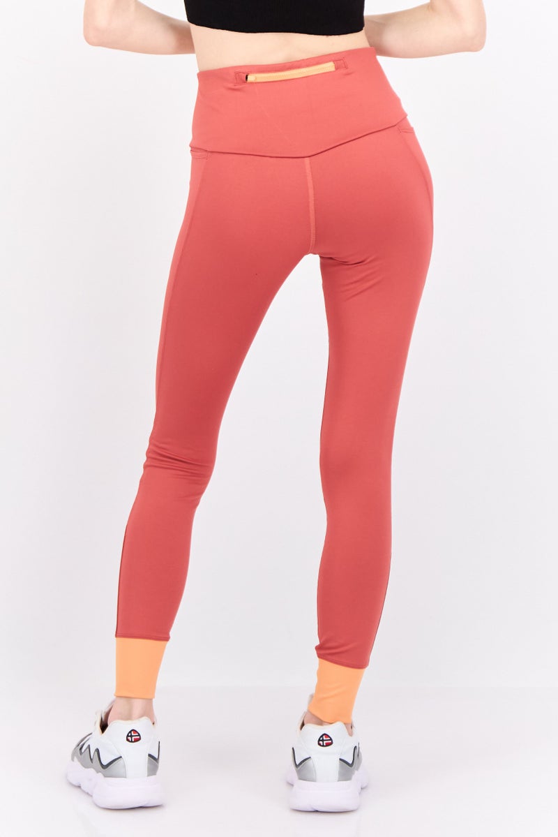 Puma x First Mile Women Sportswear Fit 7/8 Training Tights, Pale Red - Image 3