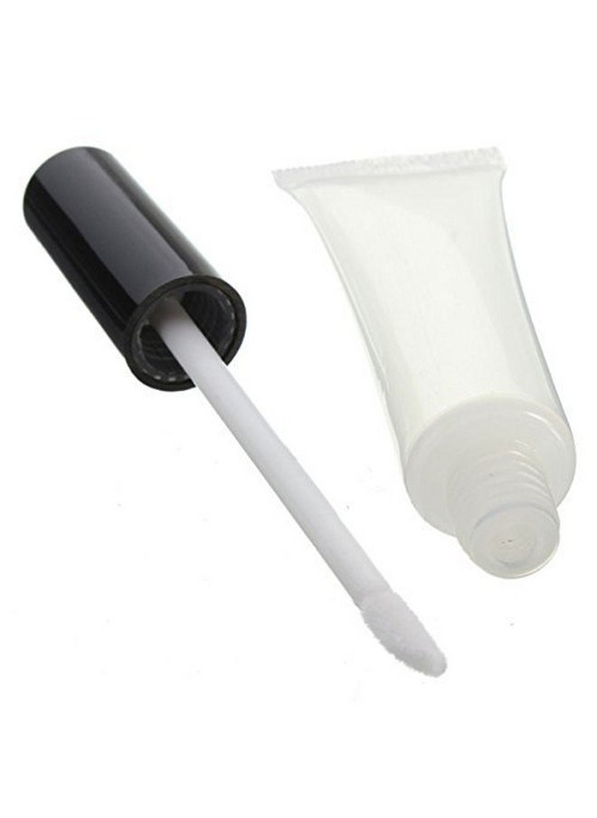 Teensery 15Ml Empty Clear Plastic Lip Gloss Tube Cosmetic Lip Balm Tube Bottle Container (10 Pcs)  - Image 3