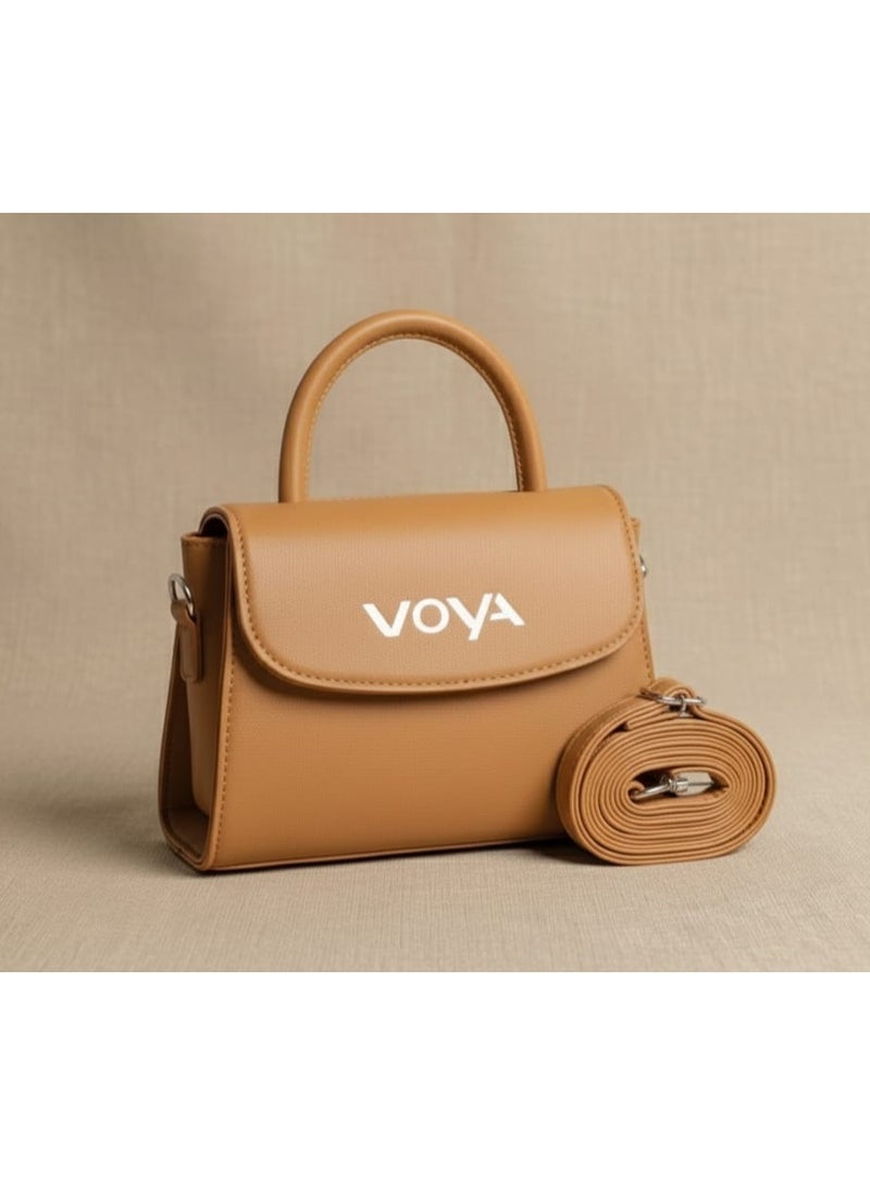 Voya Elegant Hand & Shoulder Bag - Havan - Image 2