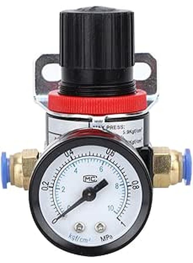 Plastic Steel Air Pressure Reducing Valve Regulator with Transparent Dial For Air Source Treatment - Image 1