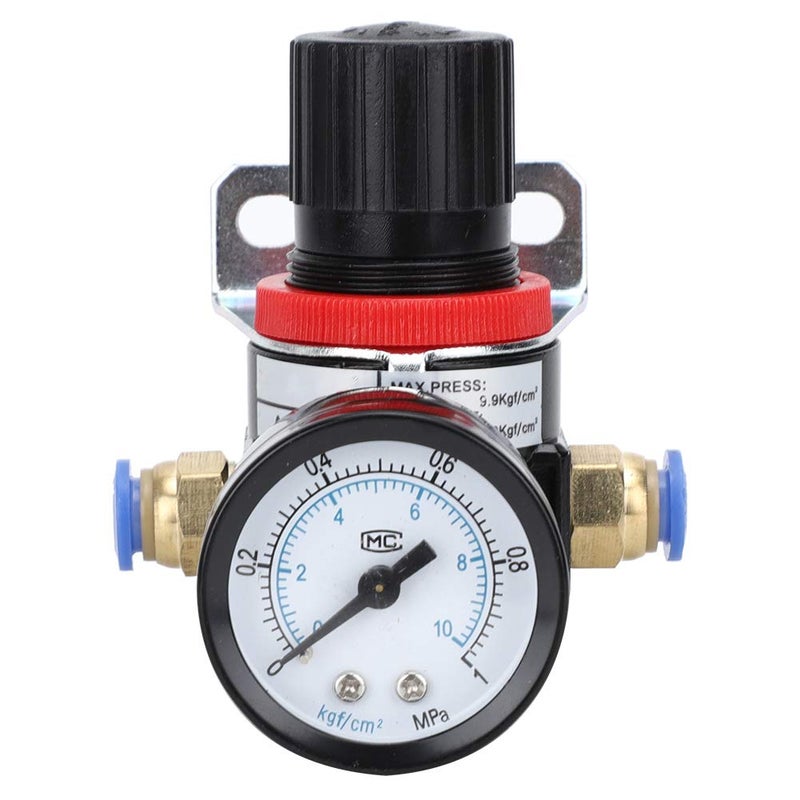 Plastic Steel Air Pressure Reducing Valve Regulator with Transparent Dial For Air Source Treatment - Image 2