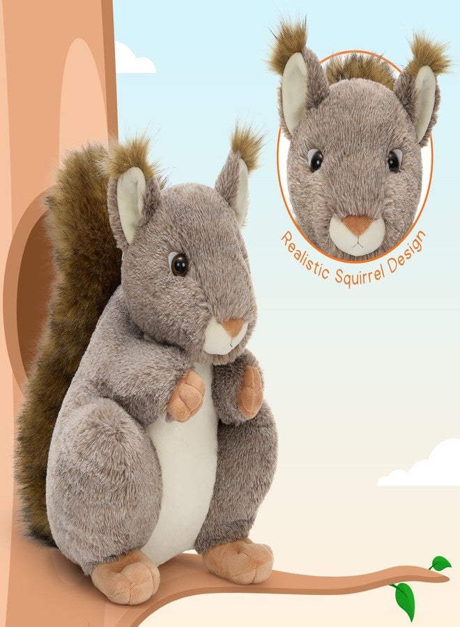 MaoGoLan Giant Squirrel Stuffed Animal,17.7" Realistic Squirrel Plush Toys with Cute and Fluffy Tails,Big Stuffed Squirrel Gift for Forest Animal Lover,Girls,Boys,Kids,Baby Shower - Image 5