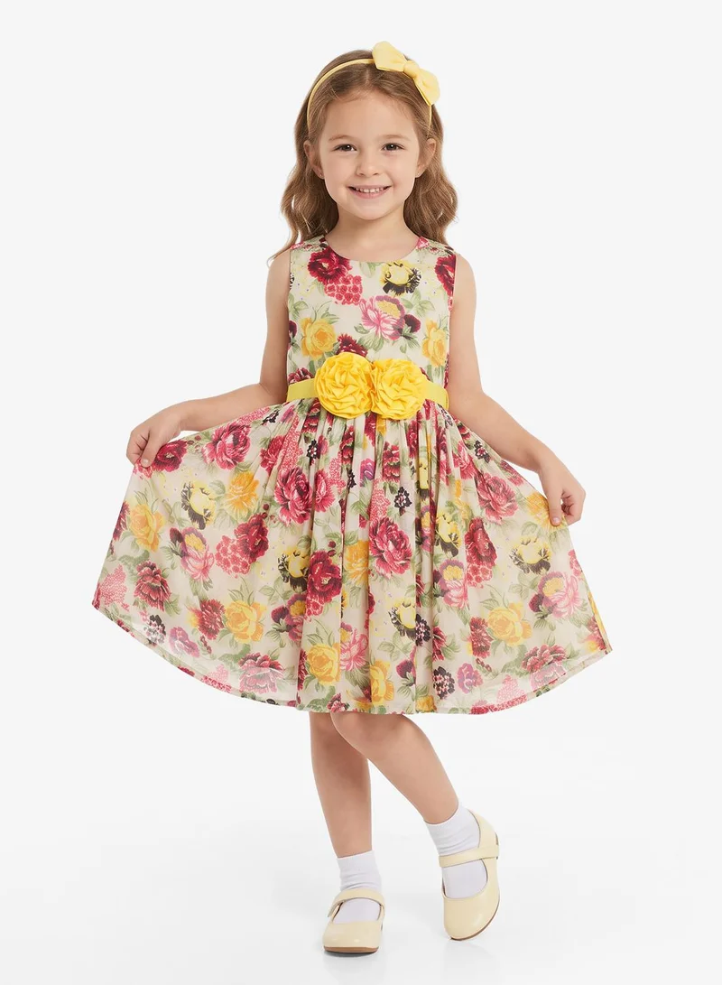 Little Golden Apple Little Floral Print Dress