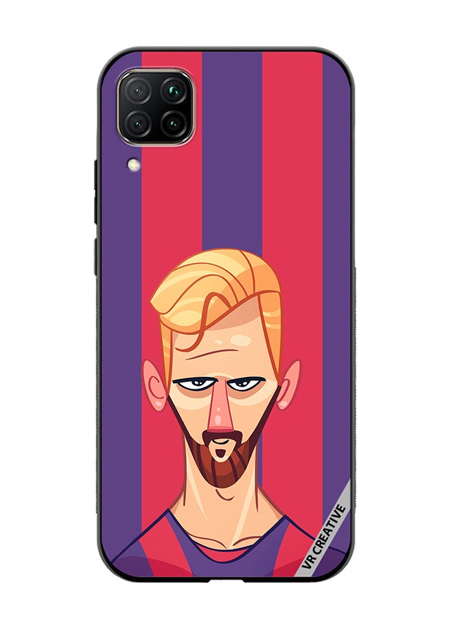 VR CREATIVE Protective Case Cover For Huawei Nova 7i/P40 Lite Messi Design Multicolour - Image 1