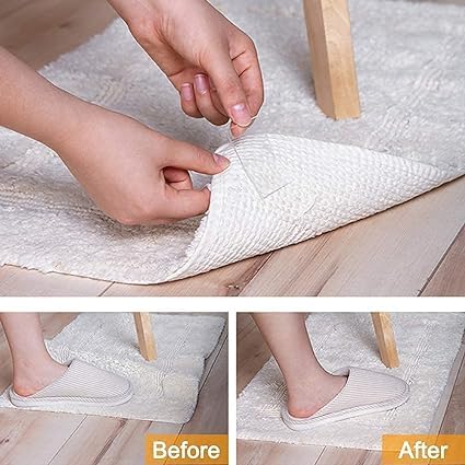 SELLKNOW SELLKNOW Double Sided Tape Heavy Duty 3 Meter Multipurpose Removable Mounting Adhesive Strips Gel Grip Wall Tape Washable Traceless Carpet Mat Poster Tape for Home Transparent  - Image 2