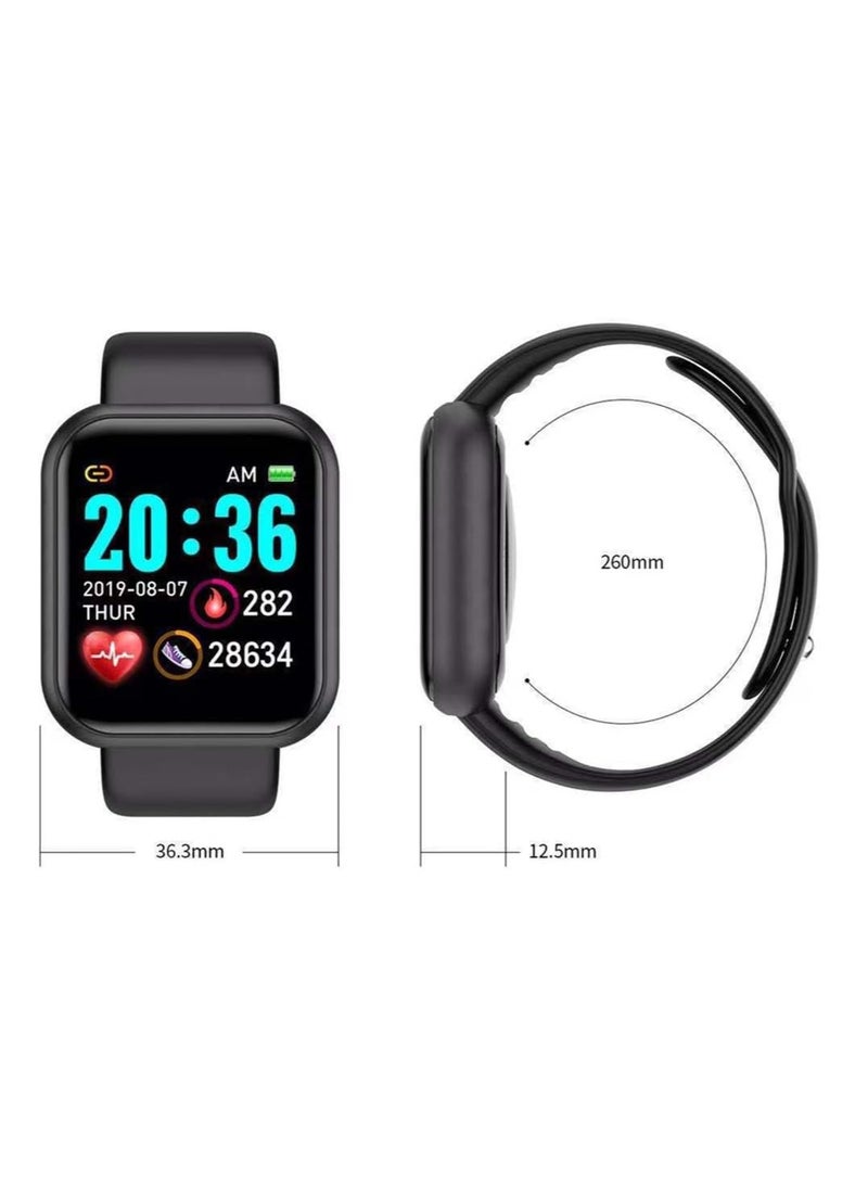 Hihonor ساعة ذكية (إجراء/استقبال المكالمات) متعقب لياقة بدنية بلوتوث مع مراقب معدل ضربات القلب، مراقب النوم، مقاومة للماء 1.44 بوصة HD ملونة للرجال والنساء متوافقة مع آيفون وأندرويد (وردي) - Image 5