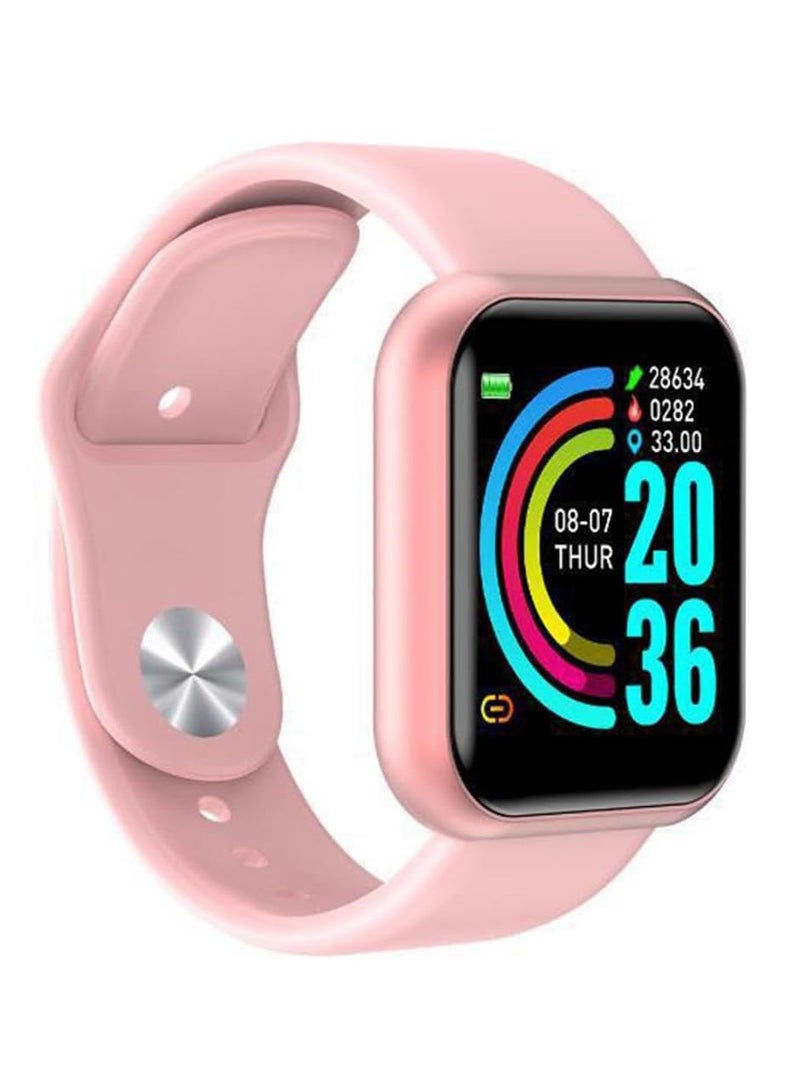 Hihonor ساعة ذكية (إجراء/استقبال المكالمات) متعقب لياقة بدنية بلوتوث مع مراقب معدل ضربات القلب، مراقب النوم، مقاومة للماء 1.44 بوصة HD ملونة للرجال والنساء متوافقة مع آيفون وأندرويد (وردي) - Image 1