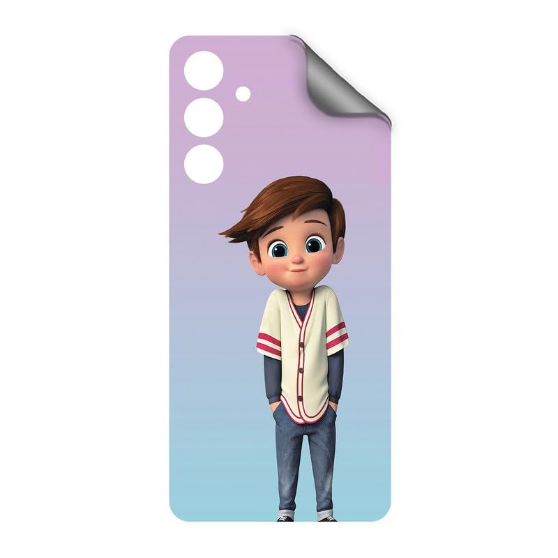 FCS ملصق جلد خلفي مصمم مطبوع من الفينيل لهاتف سامسونج جالاكسي S24 ألترا | يحمي من الغبار، تصميم دقيق، فينيل، تركيب خالي من الفقاعات - (DZ-81) - Image 4