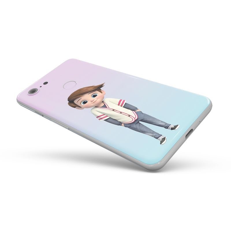 FCS ملصق جلد خلفي مصمم مطبوع من الفينيل لهاتف سامسونج جالاكسي S24 ألترا | يحمي من الغبار، تصميم دقيق، فينيل، تركيب خالي من الفقاعات - (DZ-81) - Image 3