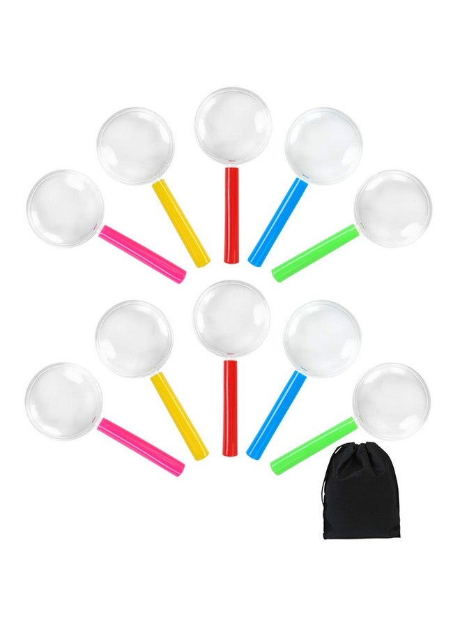 إلكوهو 25 عبوة من النظارات المكبرة البلاستيكية الملونة لحفلات الحفلات مع حقيبة تخزين 5 ألوان - Image 1