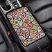Mokiwala Geometric Mandala Universal Armrest Cover Pad Car Center Console Cushion Pad Protect from Pet Claws Dirt and Sticky Fingers Comfortable Car Decor Accessories Fit for Most Cars Vehicles SUVs - Image 2